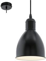 EGLO 49464, EGLO PRIDDY H&auml;ngeleuchte, schwarz, weiss
