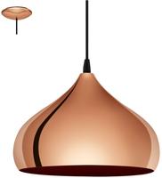 EGLO H&auml;ngeleuchte "HAPTON Pendellampe, E27, IP20, Stahl, Esszimmerlampe, Vintage,