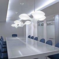 NEXT LED Hängelampe Enterprise 3-flammig Chrom, Weiß