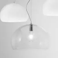 Kartell 09053B4, Kartell - Small FL/Y Pendelleuchte, transparent