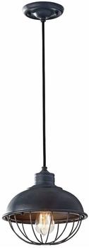 Elstead Lighting Deckenleuchte Anthrazit 1-flammig (Elstead Lighting FE/URBANRWL/P/B)