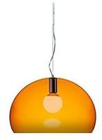 Kartell 09053K4, Kartell Small FL/Y Pendelleuchte, orange , Lagerverkauf, Neuware