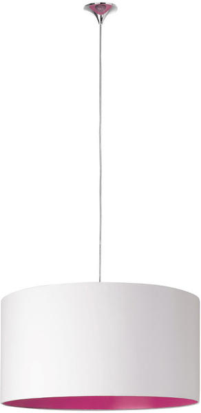 Esprit-Sompex Pendelleuchte Esprit Lampenschirm aus Stoff in Fuchsia Klassik E27 a.f. LED Ø50cm