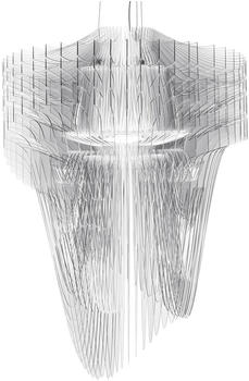 Slamp Aria Transparent LED Suspension medium 90 cm transparent