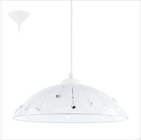EGLO H&auml;ngeleuchte "VETRO Pendellampe, Kunststoff und Glas, E27, Esstischlampe,