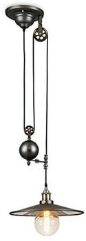 LUCE ambiente Design Einflammige Vintage Pendelleuchte Artika, E27