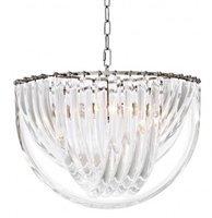 Casa Padrino Casa Padrino Art Deco Murano Haengeleuchte 50cm x H33 cm- Möbel Lüster Leuchter Hängeleuchte Hängel