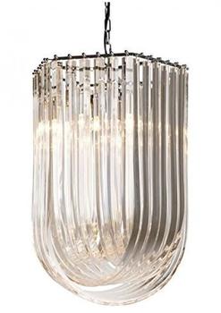 Casa Padrino Casa Padrino Art Deco Murano Haengeleuchte 44 x 51cm x H70 cm- Möbel Lüster Leuchter Hängeleuchte H