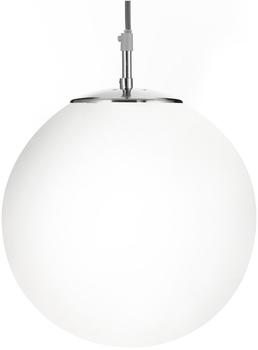 Searchlight LED Kugelleuchte, Leuchtmittel nicht inklusive, Decken Pendel H&auml;nge Leuchte Silber Flur B&uuml;ro Ess Schlaf Wohn Zimmer (6066)