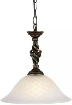 Elstead Lighting Pembroke Hängeleuchte E27 Schwarz, Gold, Made in UK