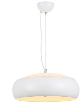 NEG Hängeleuchte Tansura (44,0cm Schirm-Durchmesser) Deckenlampe aus (Kunstharz) und Edelstahl