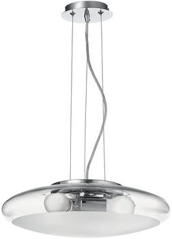 Ideal Lux runde Pendelleuchte mit Glas in 42,5cm Durchmesser Smarties Clear SP3 D40