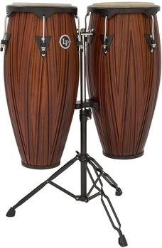 Latin Percussion City Series Conga Set 10" & 11" Carved Mango (LP646NY-CMW)