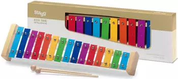 Stagg Stagg 15 Note Metallophon Regenbogen-Tasten