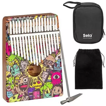 Sela Art Series Kalimba 17 Kleines Monster