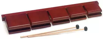 Stagg Stagg 5-teiliges Holz Temple Block Set mit Ständer & Tasche