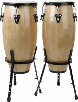 XDRUM Conga-Set 10" & 11", Naturholz (CS-1011N)