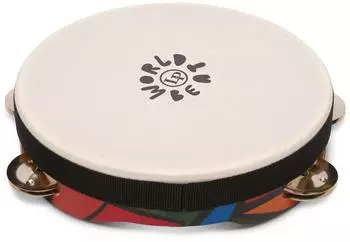 Latin Percussion LP7023 World Beat Pre-Tuned Tambourin 10"