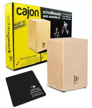 Schlagwerk Cajon Bausatz CBA20S mit Sitzpad (cba20s-cp01)