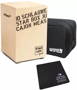 Schlagwerk CP400 SB Starbox Kinder-Cajon mit Tasche und Sitz-Pad (cp400sb-cb04-cp20)