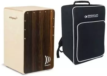 Schlagwerk CP-408 Cajon Dark Oak mit Tasche (CP408-Bag)