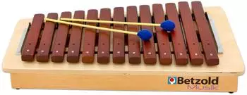Betzold Kompakt-Alt-Xylophon, diatonisch, 16 Klangst&auml;be