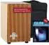 XDRUM PERC CP-484 Cajon Peruana Zebrano Set mit Cajonschule (00054733)