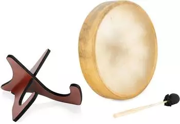 Classic Cantabile TSD-16 Schamanentrommel 41cm Pferdefell mit Schl&auml;gel und St&auml;nder (00090940)