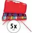 Classic Cantabile GSR-25 Sopran-Glockenspiel chromatisch 25 Töne rot, 5er-Set (00107703)