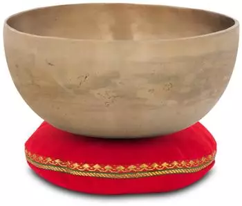 XDRUM Therapeutische Klangschale Ton C, 1400g, Kissen Set (00098468)