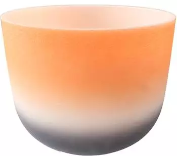 Fame Crystal Singing Bowl 13" Orange D4 432 Hz