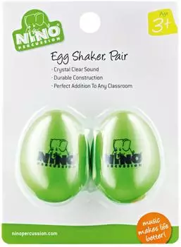 Meinl Egg Shaker Set NINO540GG-2 Grass Green 2 pcs