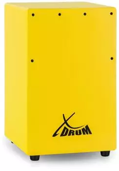 XDRUM Kinder Cajon mit Snare-Effekt, gelb (00065674)