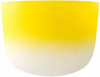 Fame Crystal Singing Bowl 12" Yellow E4 440 Hz