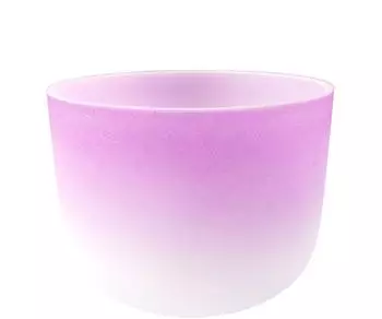 Fame Crystal Singing Bowl 8" Purple B4 440 Hz