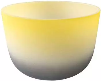 Fame Crystal Singing Bowl 12" Yellow E4 432 Hz