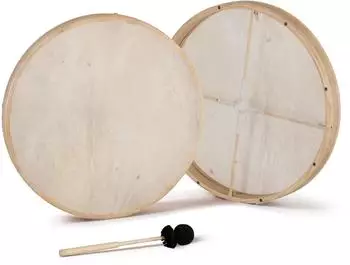 Classic Cantabile Ethnic Frame Drum 22" stimmbar, Esche, Naturfell (00116100)