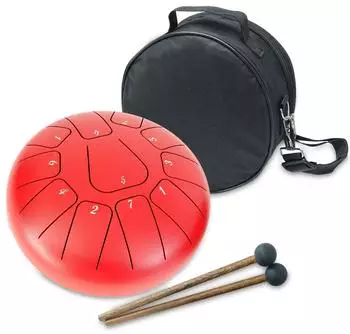 Keepdrum TD8RD-F Zungentrommel 11 Töne, rot, F-Dur (TD8RD-F)