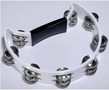Fame Hand Tambourine White