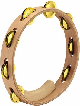 Meinl Artisan Edition Tambourine Solid Brass Jingles 1 Row (AE-MTA1B)
