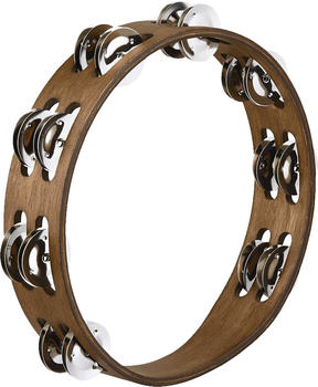 Meinl Compact Wood Tambourine Stainless Steel 8" (CTA2WB)