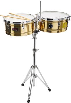 Latin Percussion LP Prestige Timbales 14" & 15" Messing Latin Percussion LP Prestige Timbales 14" & 15" Messing