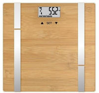 Terraillon - Impedanzmessger&auml;t Personenwaage 15140 Bambus 10 Speicher 180 Kg 100 G