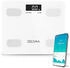 ZEEGMA GEWIT Analytical Bathroom Scale - Advanced Health Metrics Smart Bluetooth 4.0 Shatterproof Antibacterial Glass 17 Body Parameters Infant Weighing Large LCD Display