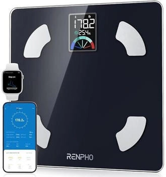 RENPHO Scale for Body Weight and BMI Large VA Screen Body Fat Scale Accurate Weighing Scale Digital Bathroom Bluetooth Scale 13 Body Composition Analyzer