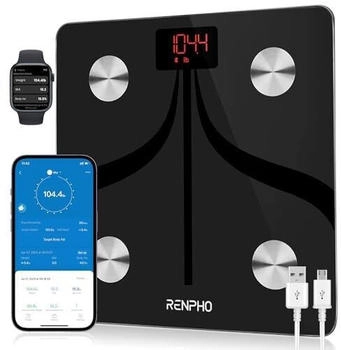 RENPHO Smart Body Fat Scales Bluetooth High Precision Weighing Scale with Smart App Body Composition Monitor for Body Fat BMI