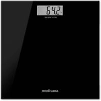 medisana PS 402 Personenwaage Badezimmerwaage bis 180kg | K&ouml;rperwaage schwarz -