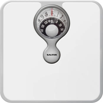Salter 484 WHDR - Easy Read Body Weight Scale With Magnifying Lens Non-Slip Cushion Mat No Batteries Max Capacity 133kg