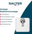 Salter 484 WHDR - Easy Read Body Weight Scale With Magnifying Lens Non-Slip Cushion Mat No Batteries Max Capacity 133kg