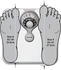 Salter 484 WHDR - Easy Read Body Weight Scale With Magnifying Lens Non-Slip Cushion Mat No Batteries Max Capacity 133kg